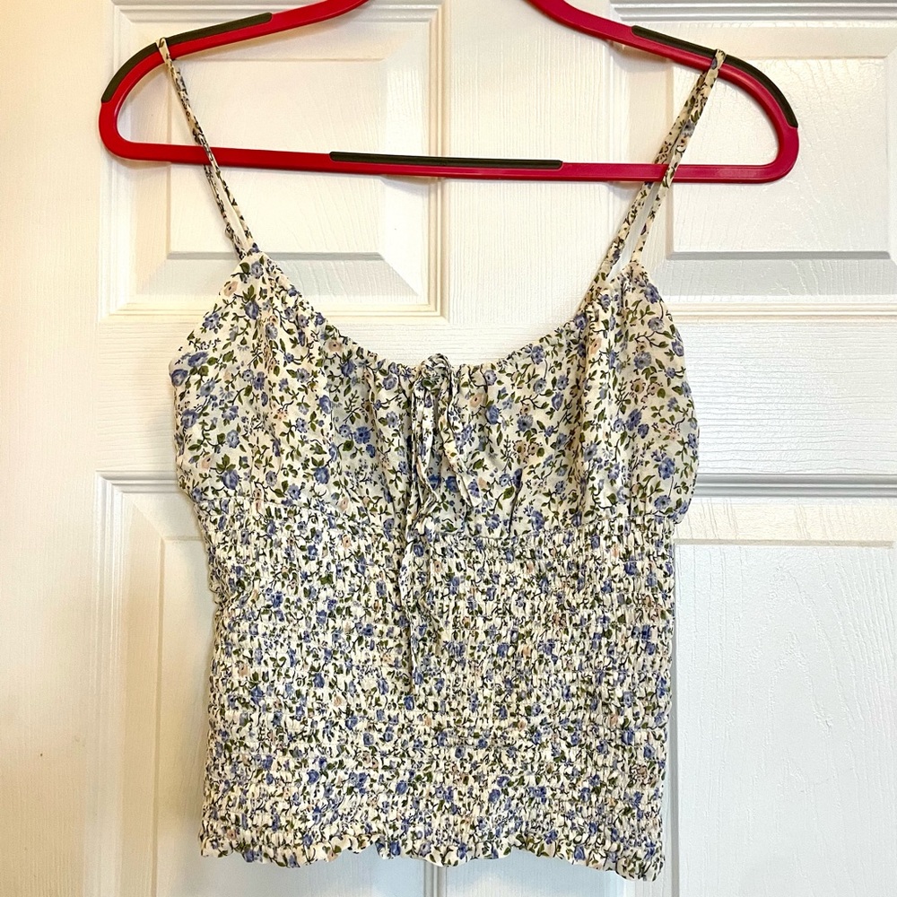 Reformation Floral Sleeveless Top